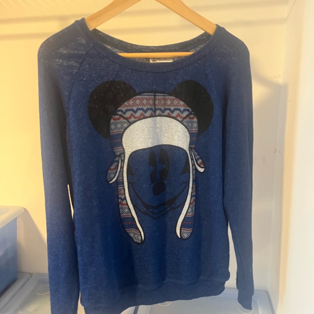 Disney Blue Mickey Mouse Sweater